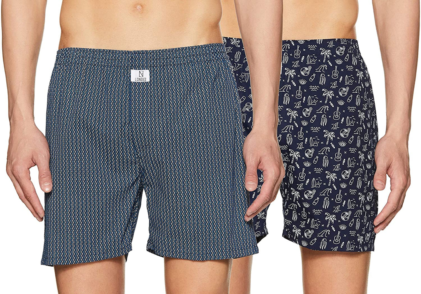 Pack Of 2 Printed Boxers