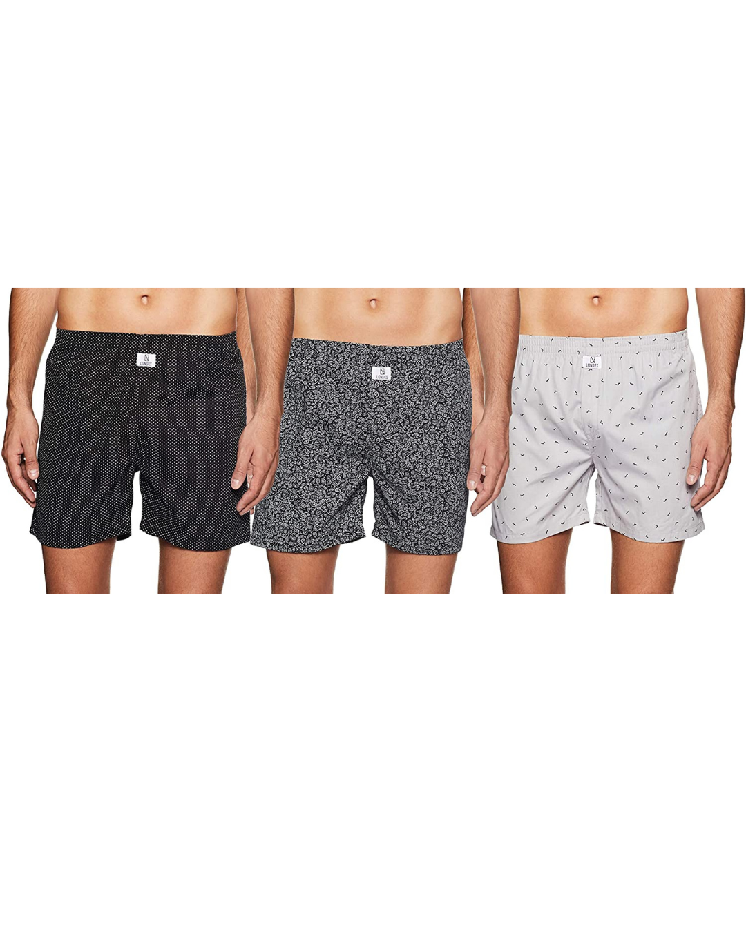 Pack Of 3 Printed Boxers