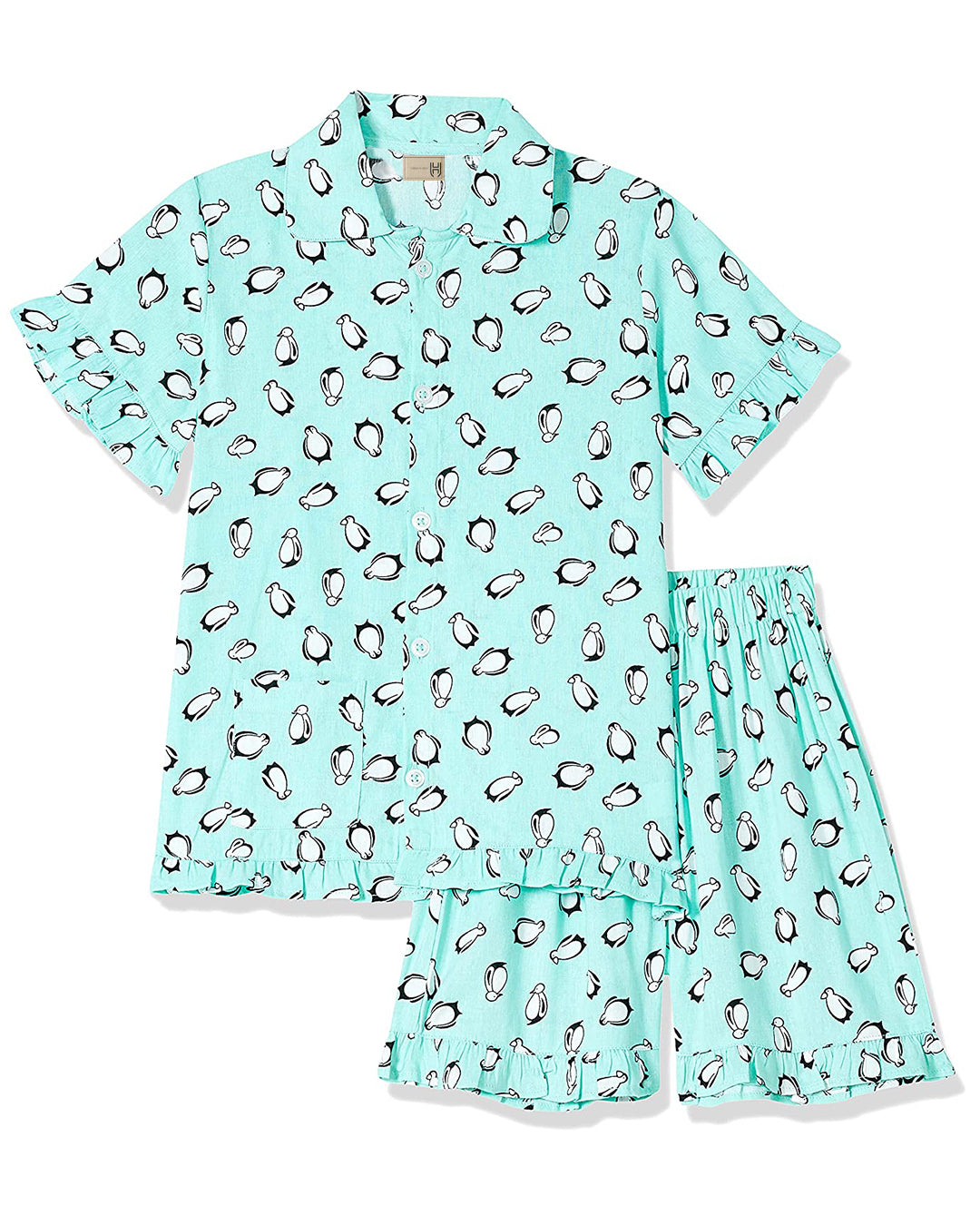 Kids Cottton Shirt And Shorts Set