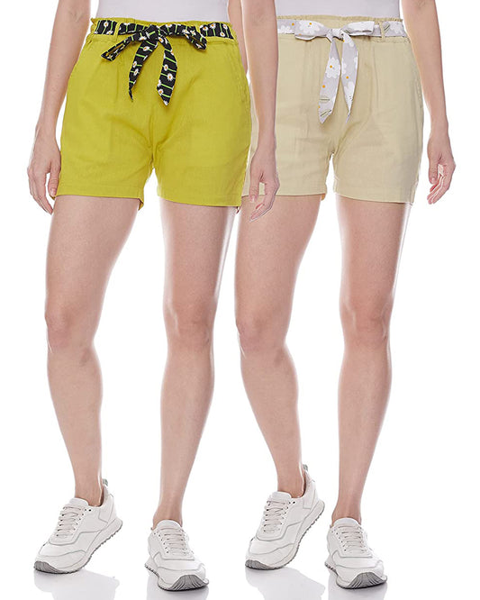 Women's Cotton Boxer Regular Fit Casual Shorts