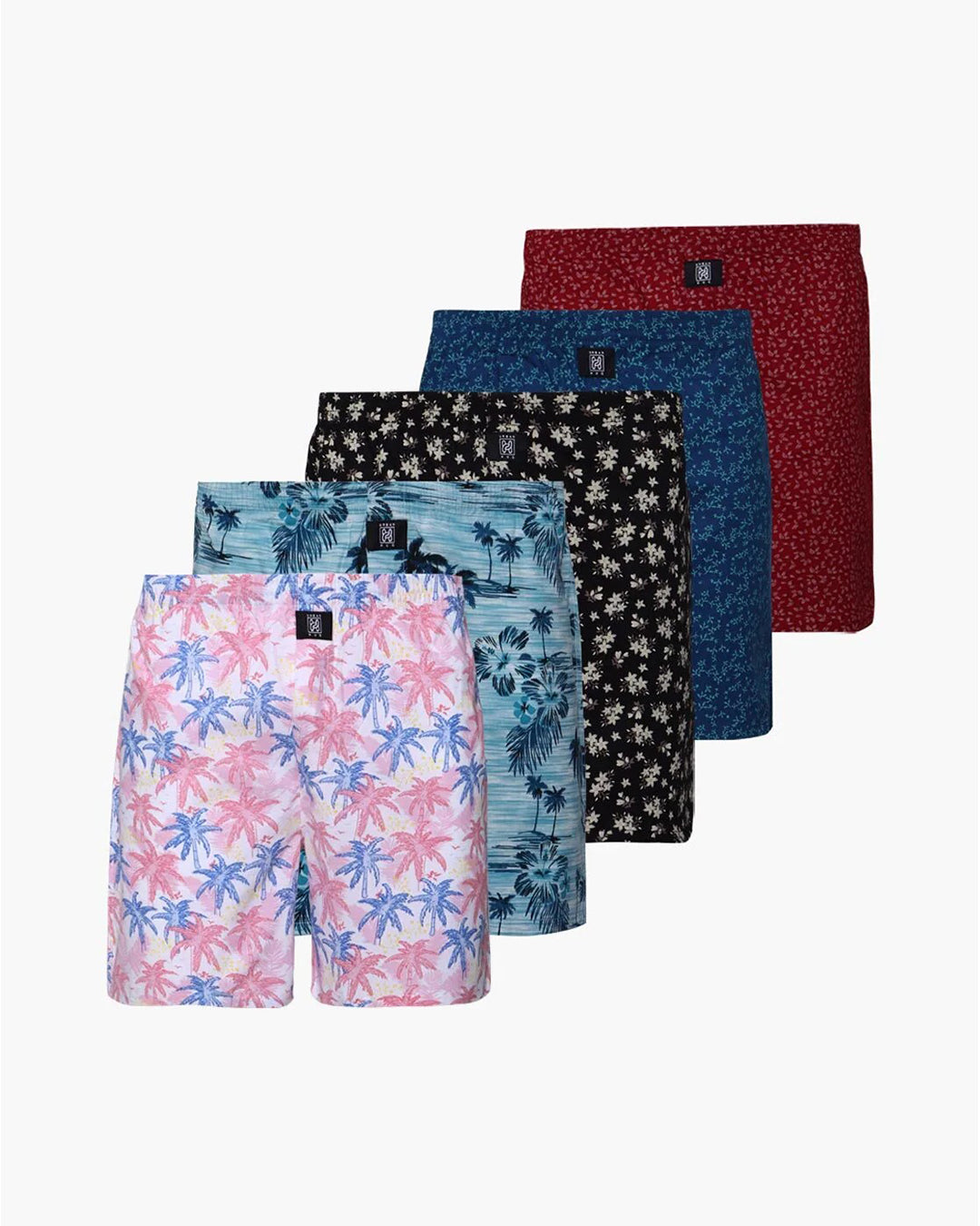 Pack Of 5 Printed Boxers