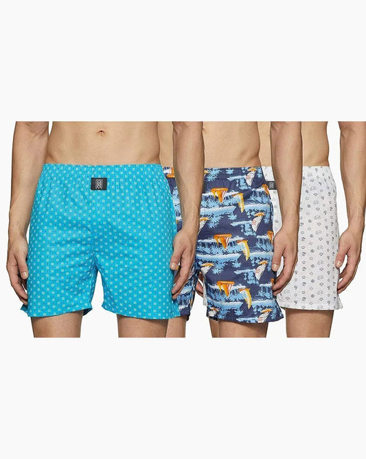 Pack Of 3 Printed Boxers