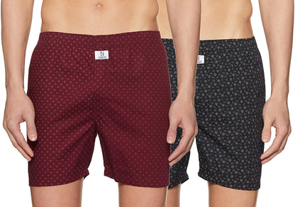 Pack Of 2 Printed Boxers