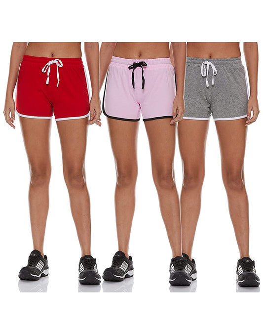 Women's Cotton Boxer Regular Fit Casual Shorts