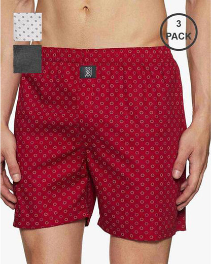 Pack Of 3 Printed Boxers