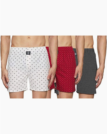 Pack Of 3 Printed Boxers