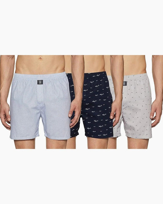 Pack Of 3 Printed Boxers