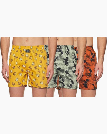 Pack Of 3 Printed Boxers