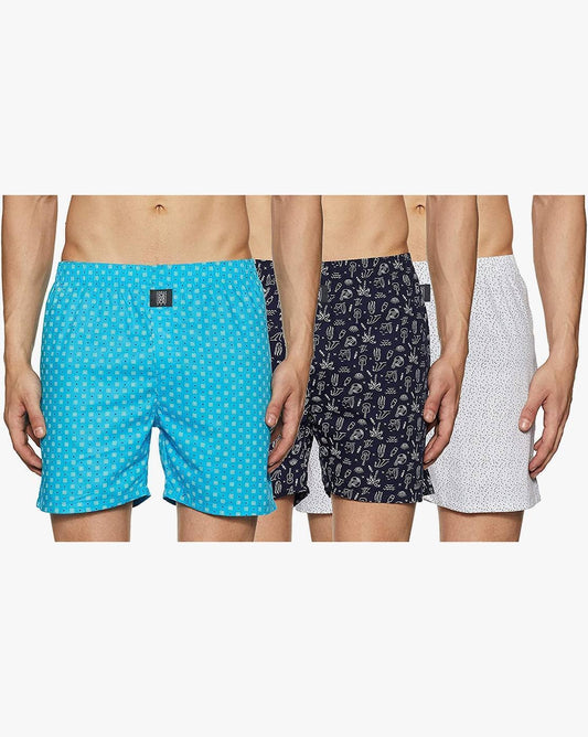 Pack Of 3 Printed Boxers