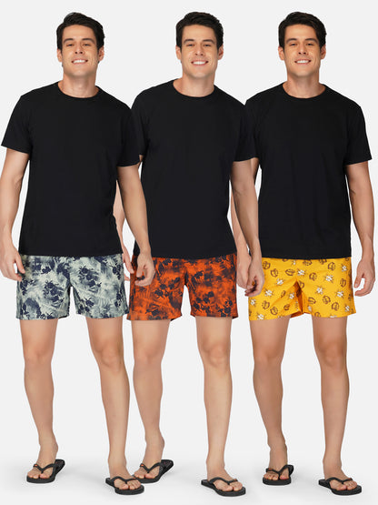 Pack of 3 Printed Boxers