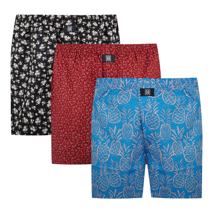 Pack Of 3 Printed Boxers