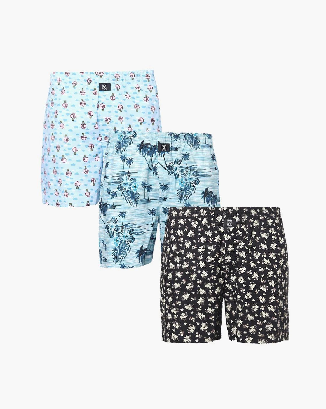 Pack Of 3 Printed Boxers